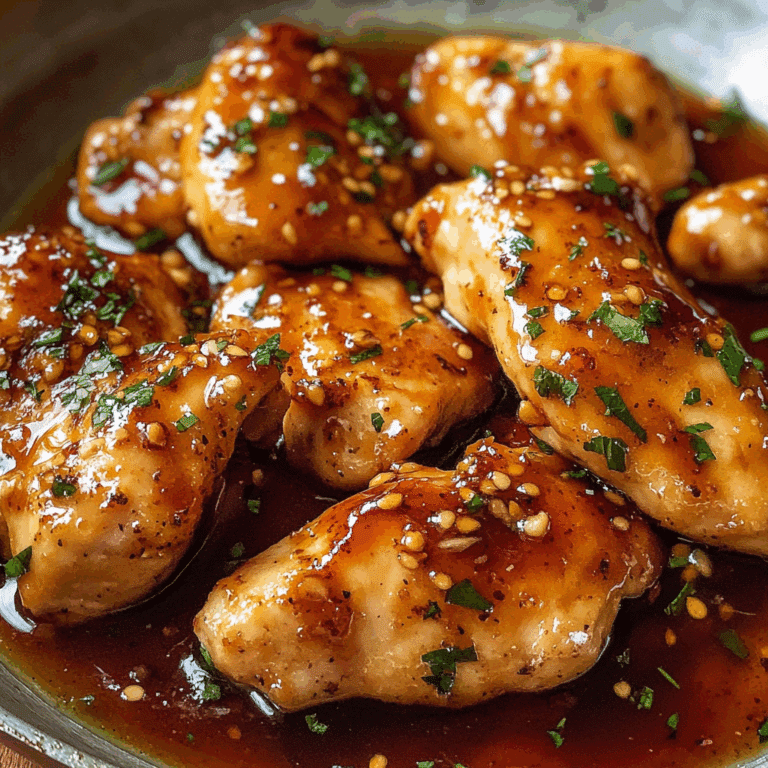 Honey Garlic Chicken Recipe