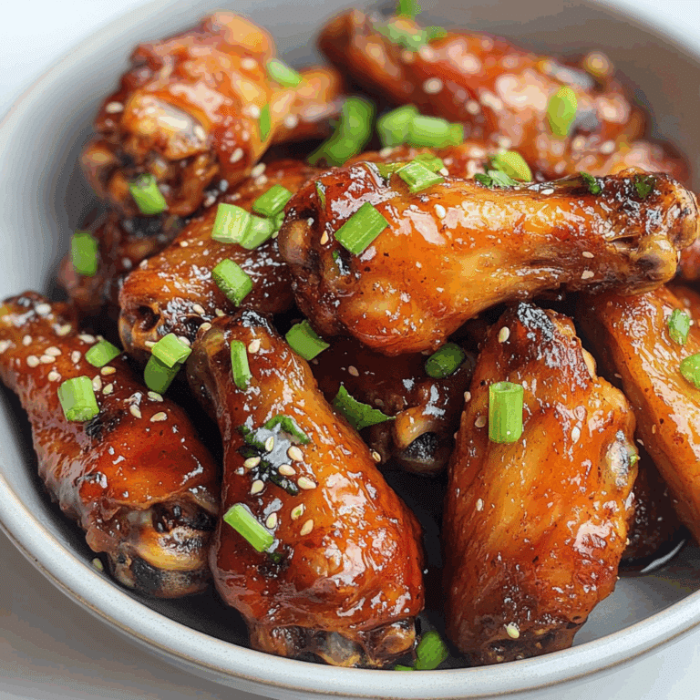 Honey Garlic Chicken Wings