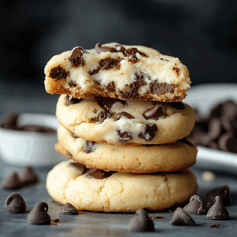 Irresistible Chocolate Chip Cheesecake Cookies Recipe