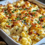 Loaded Cauliflower Casserole