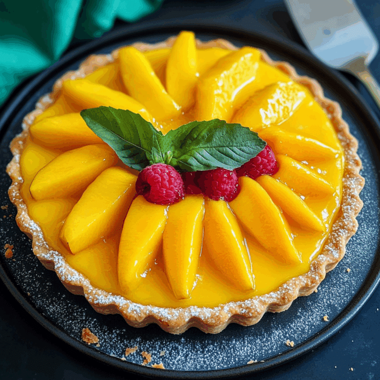 Mango Curd Tart
