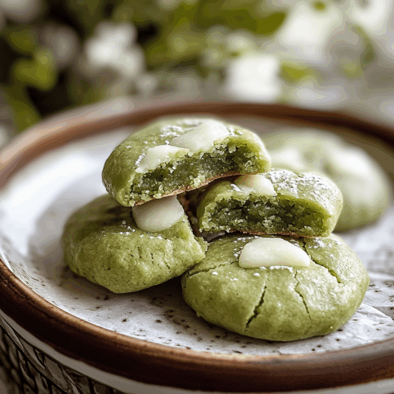 Matcha Mochi Cookies