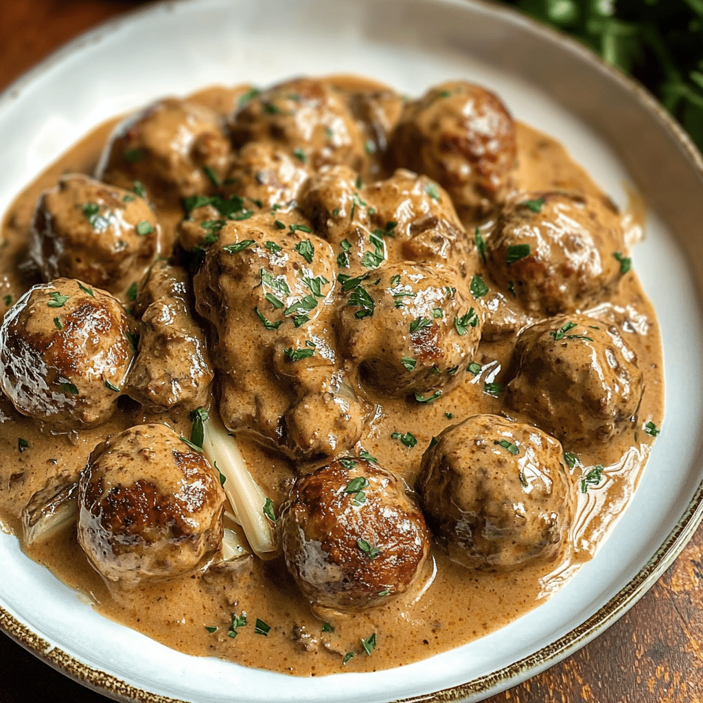 Meatball Stroganoff