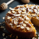 Moist Honey Cake with Almonds