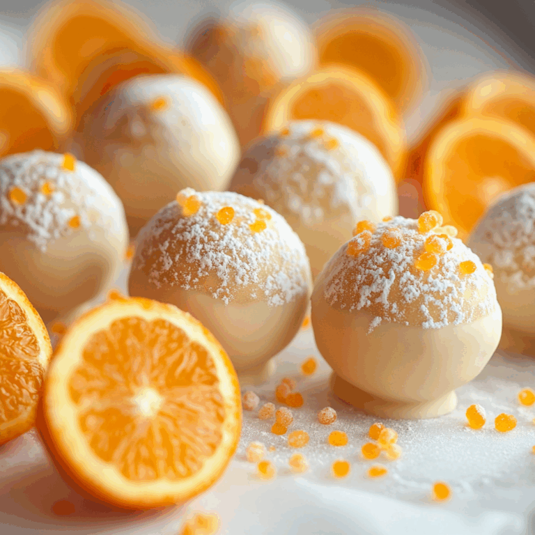 Orange Creamsicle Truffles