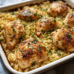 Oven Baked Chicken and Rice
