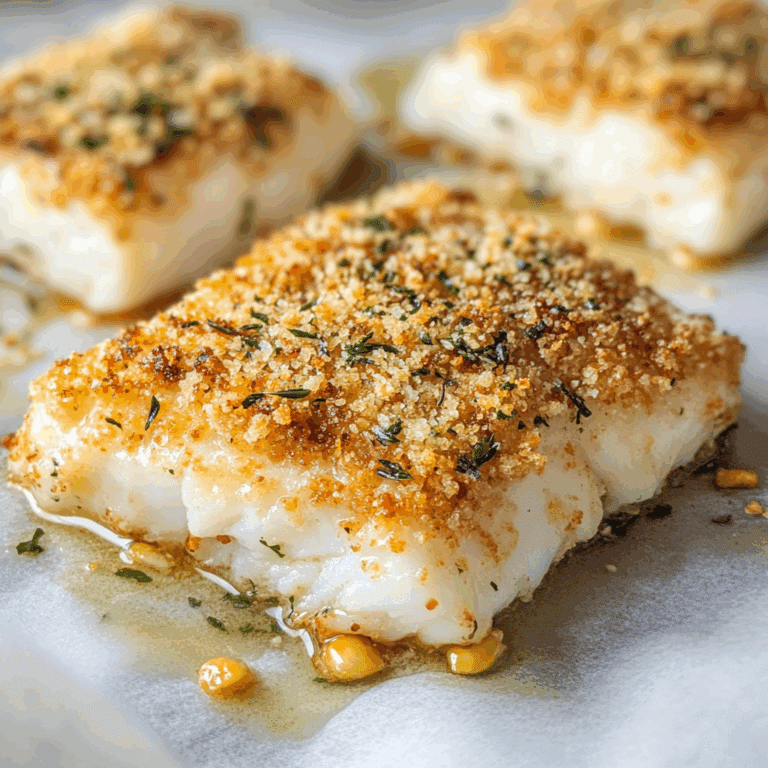 Parmesan Crusted Cod