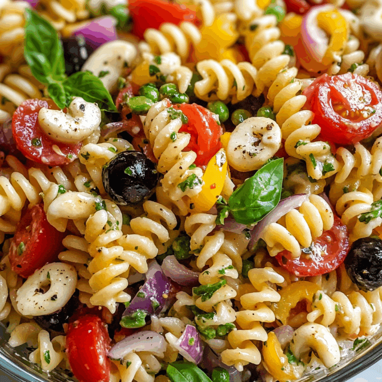 Pasta Salad with Italian Dressing