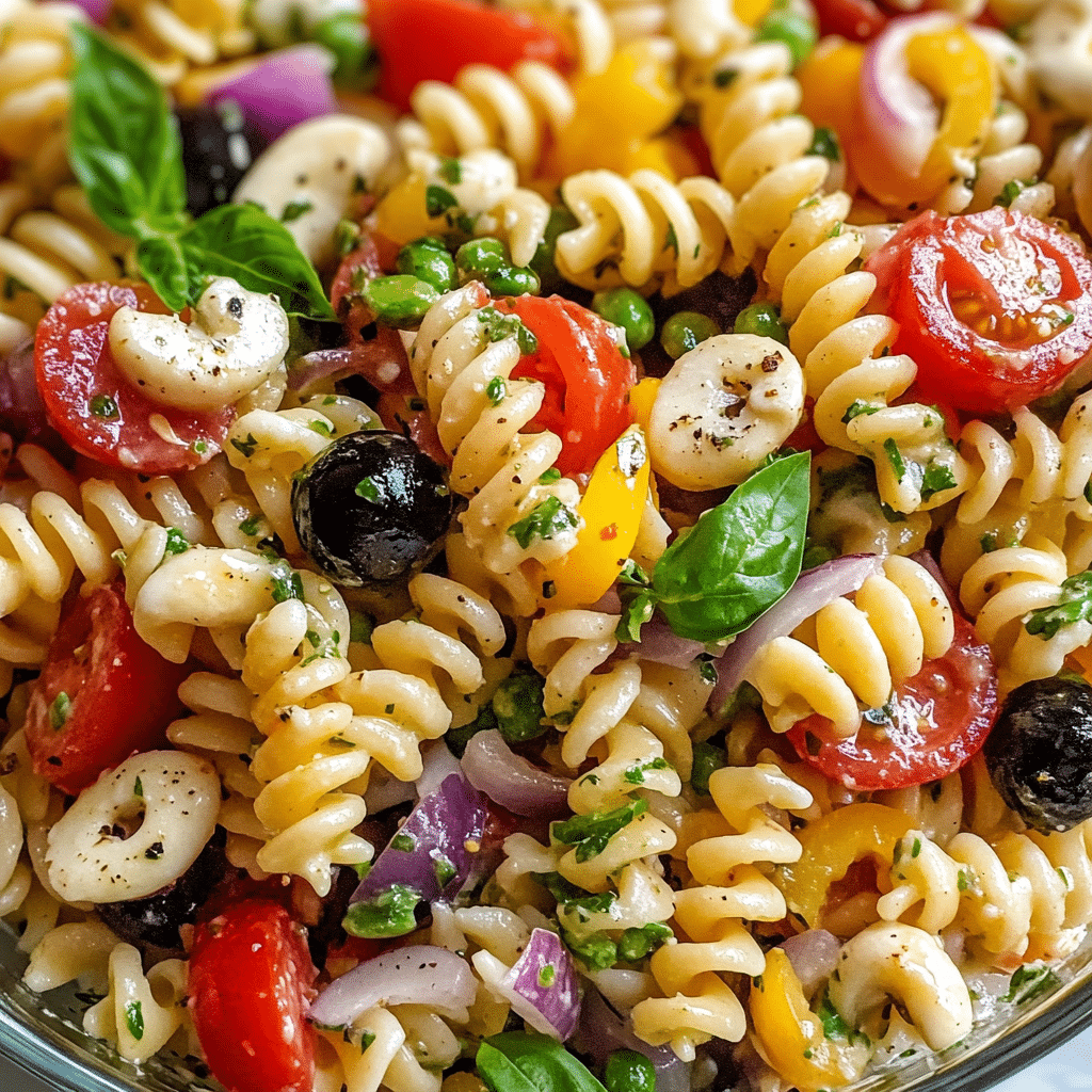 Pasta Salad with Italian Dressing