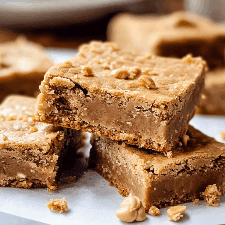 Peanut Butter Cookie Bars