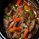 Pepper Steak in a Crock Pot