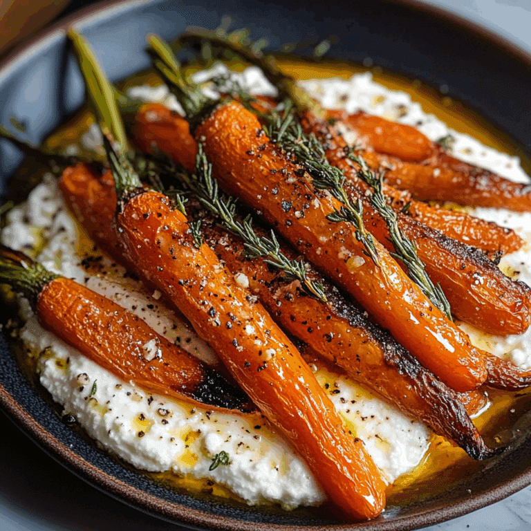 Roasted Carrots with Ricotta