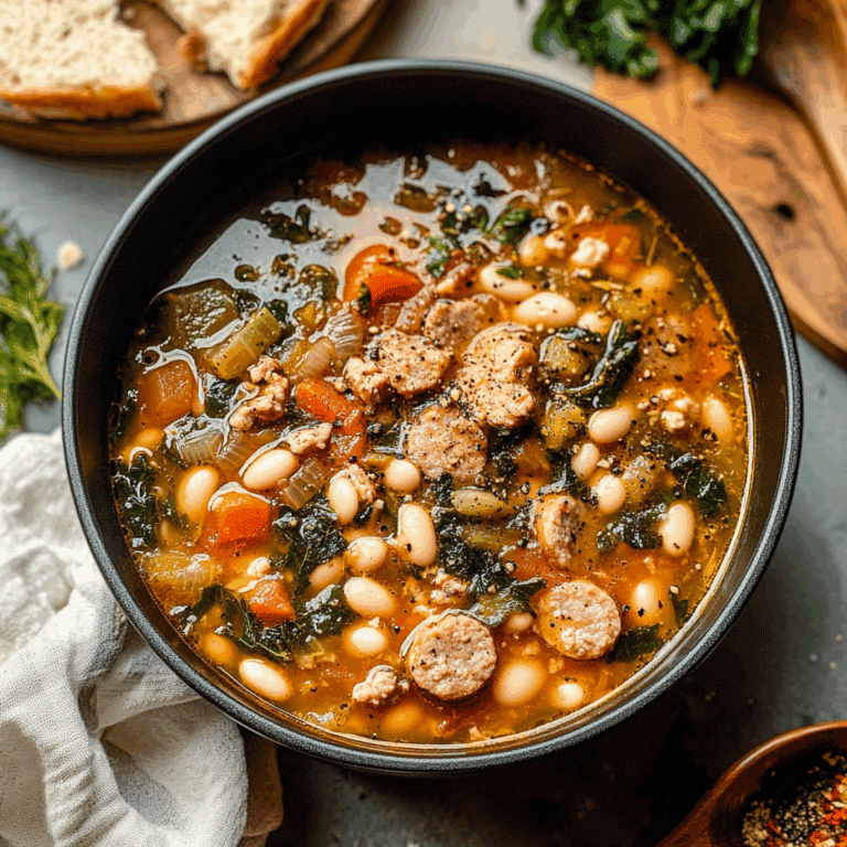 Sausage Fennel and White Bean Soup