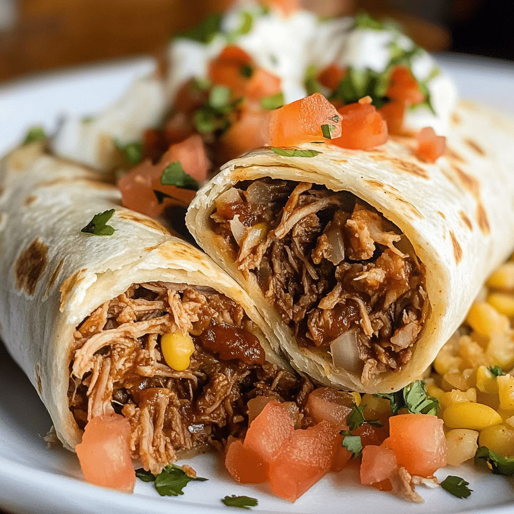 Shredded Beef Burritos