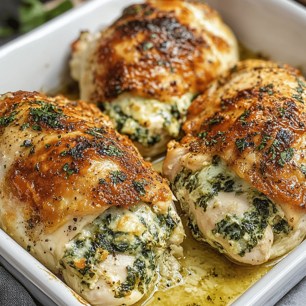 Spinach Stuffed Chicken