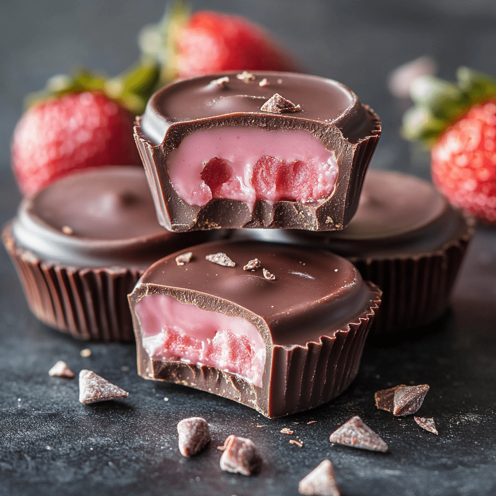 Strawberry Cream Chocolates