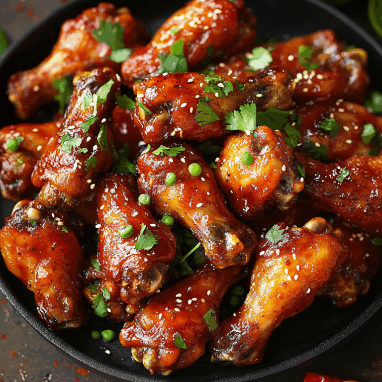 Sweet and Spicy Chicken Wings
