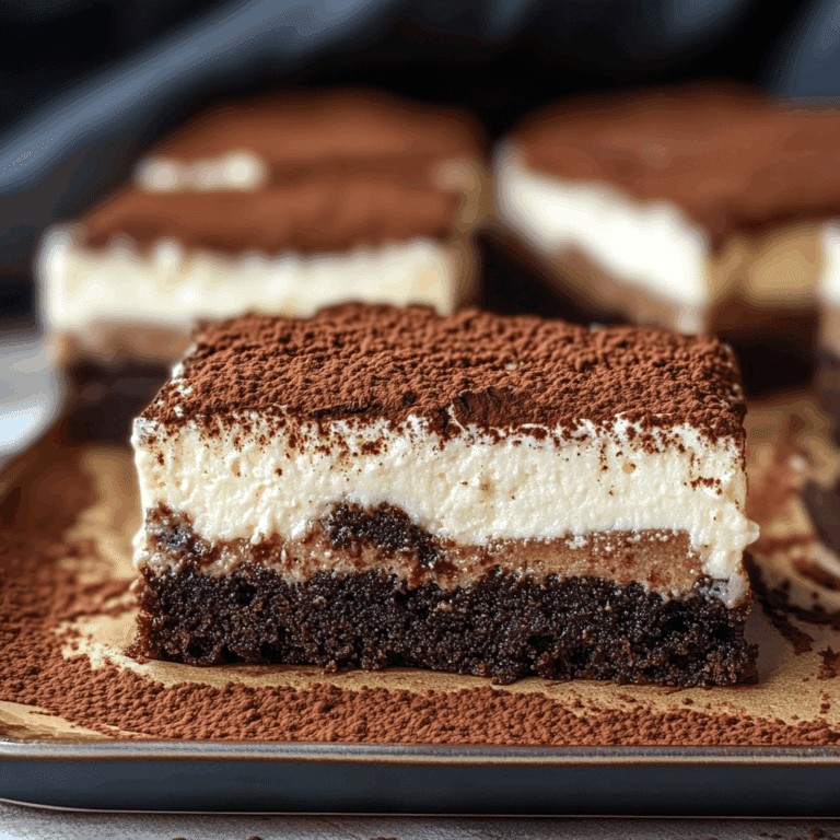 Tiramisu Brownies
