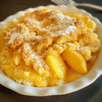 3 Ingredient Peach Cobbler