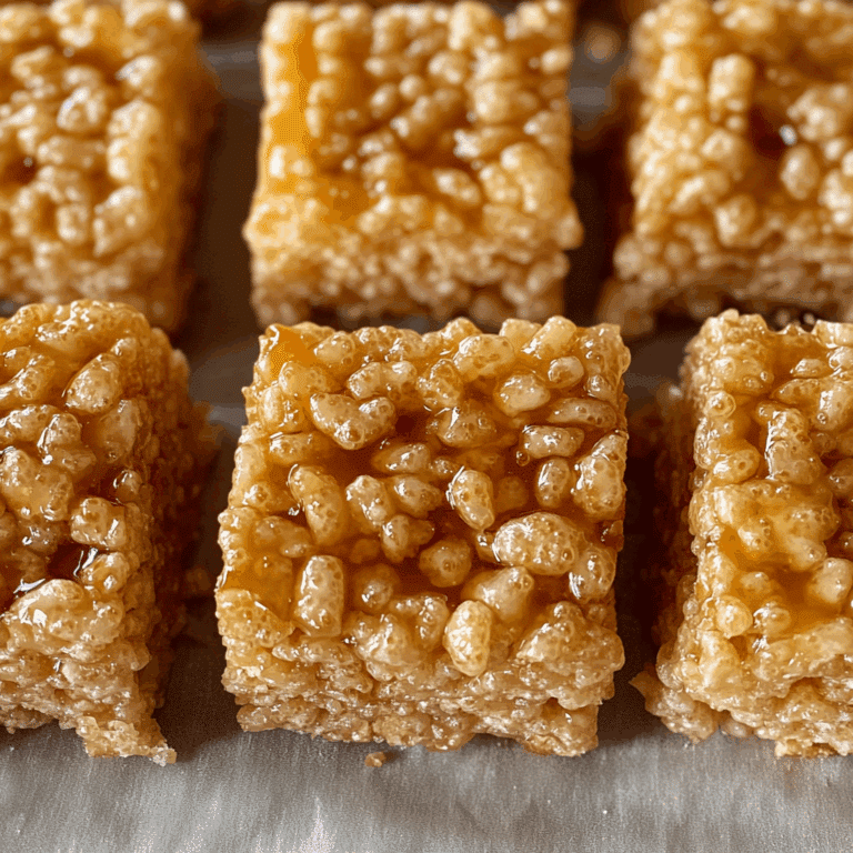 Caramelized Brown Butter Rice Krispies Treats