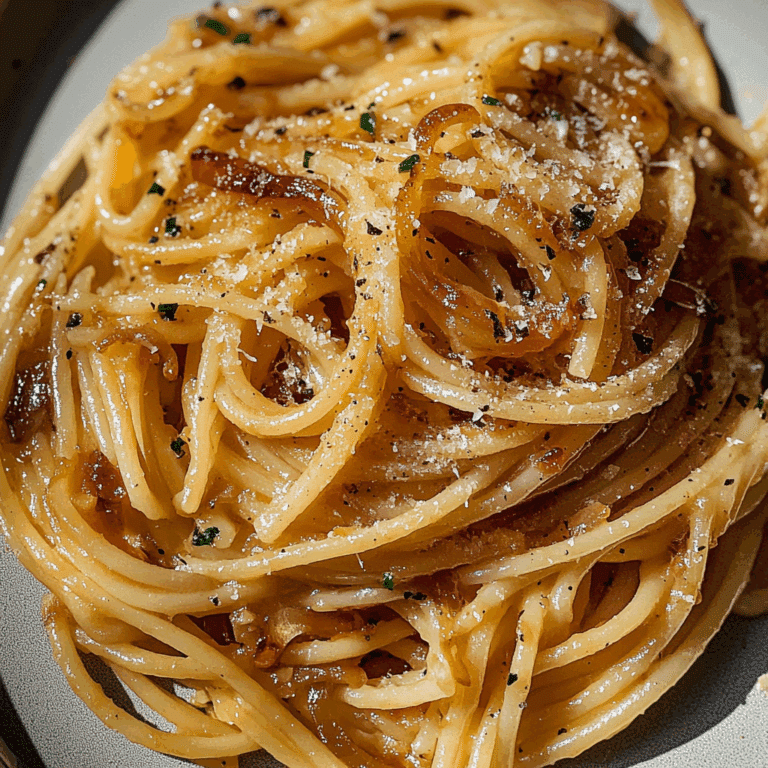 Caramelized Onion Pasta