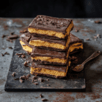 Chocolate and Pumpkin Ice Cream Sandwiches