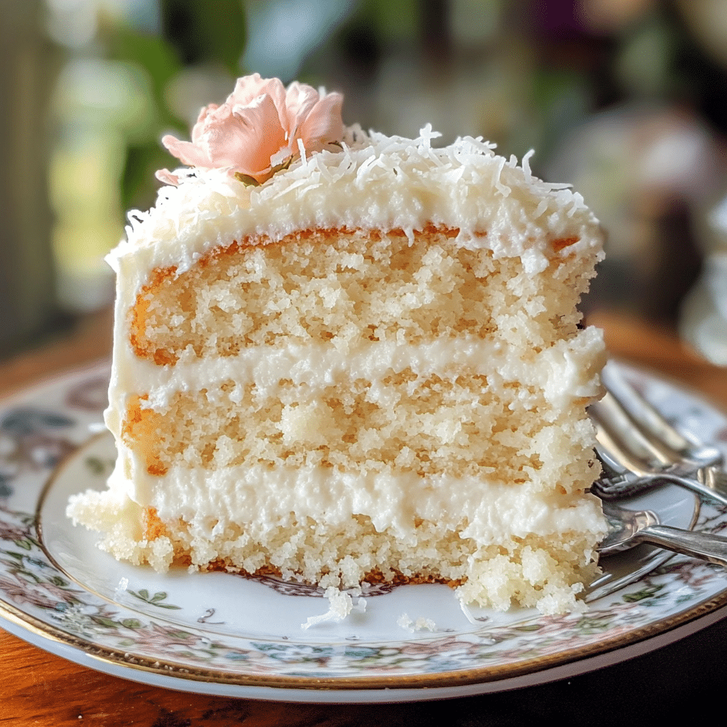 Creamy Coconut Cake