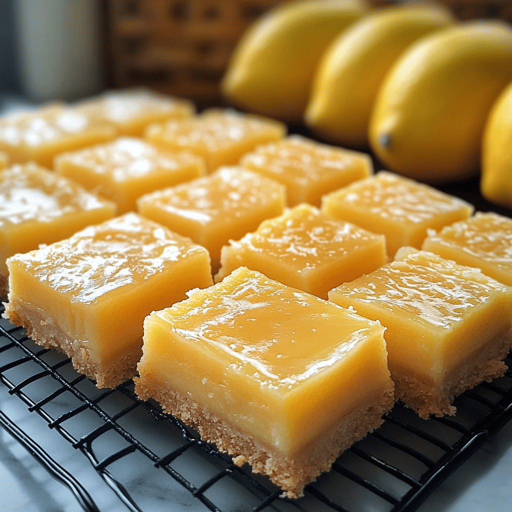 Delicious Creamy Lemon Squares