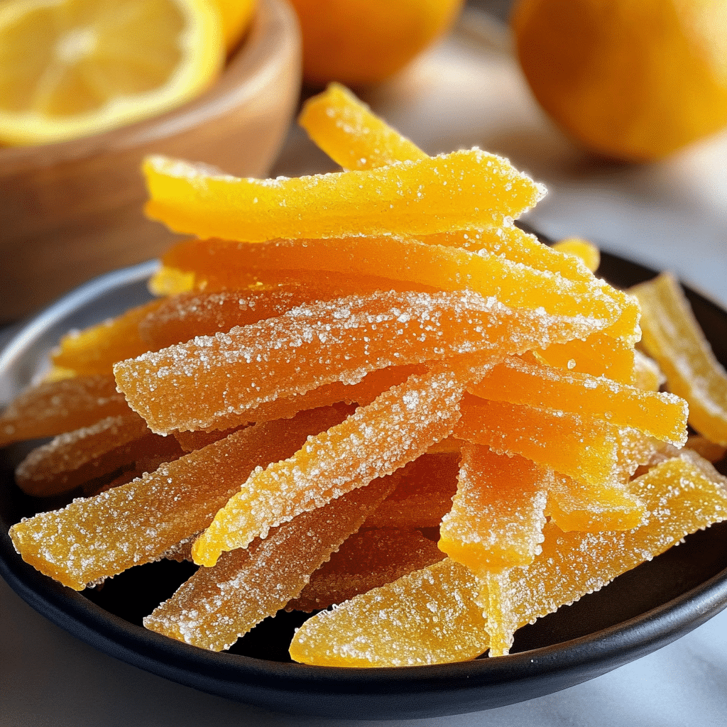 Easy Candied Orange Peel