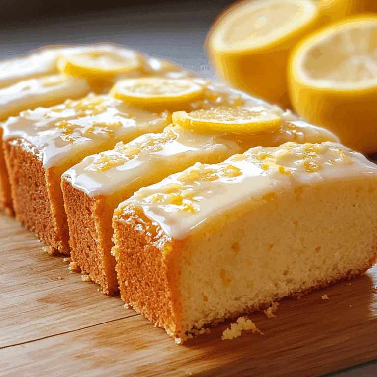 Easy Moist Lemon Loaf