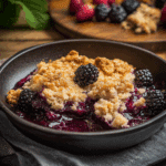 Easy Skillet Blackberry Cobbler