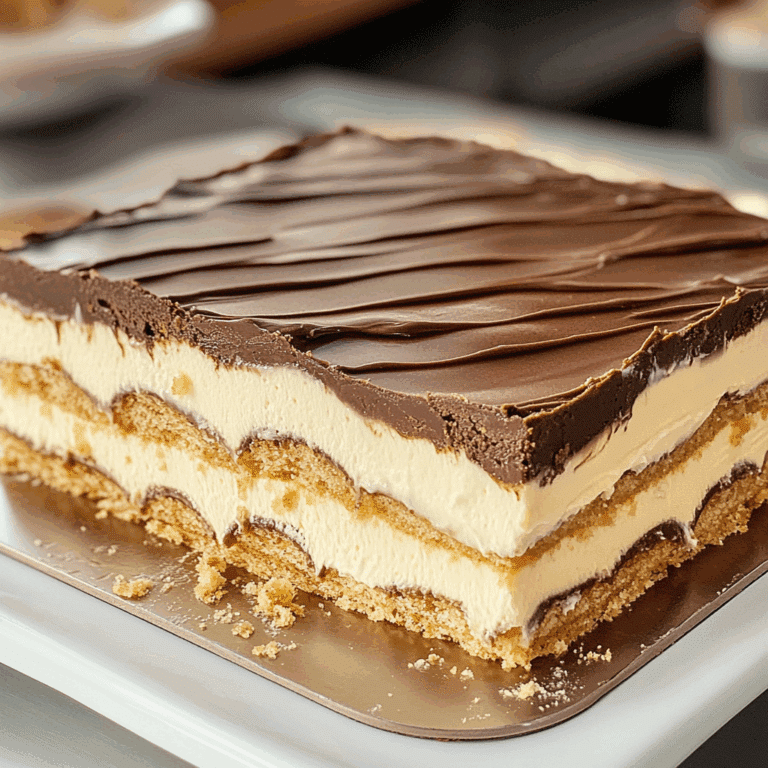 Eclair Ice Box Cake