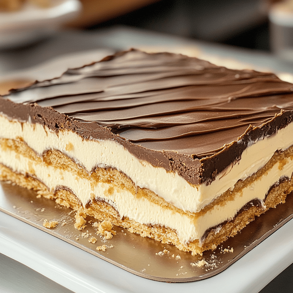 Eclair Ice Box Cake