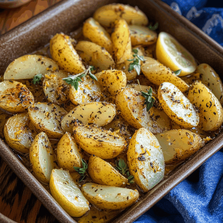 Greek-Style Lemon Potatoes With Garlic and Oregano