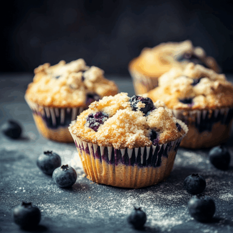 Old-Fashioned Blueberry Muffins