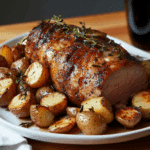 Roast Bone-In Pork Loin With Potatoes
