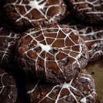 Spiderweb Chocolate Cookies