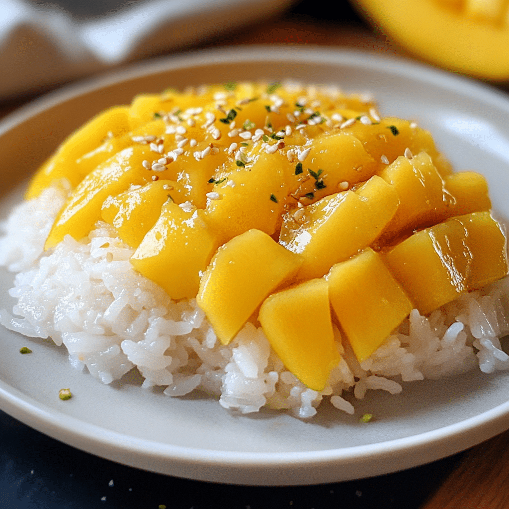 Sticky Rice With Mango