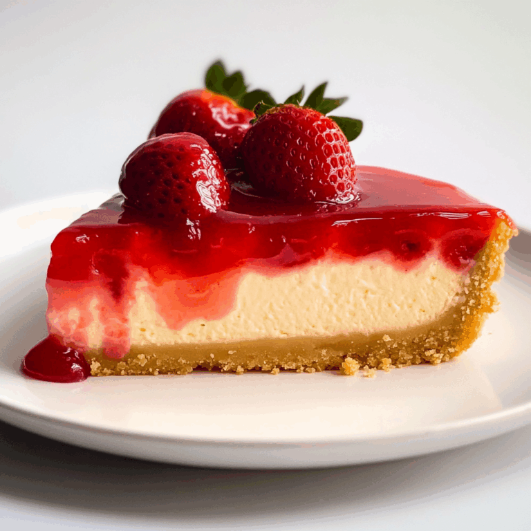 Strawberry Glazed Cheesecake