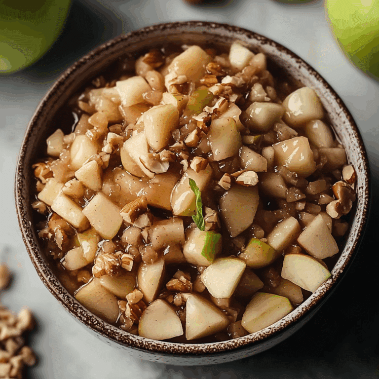 Traditional Apple-Walnut Charoset