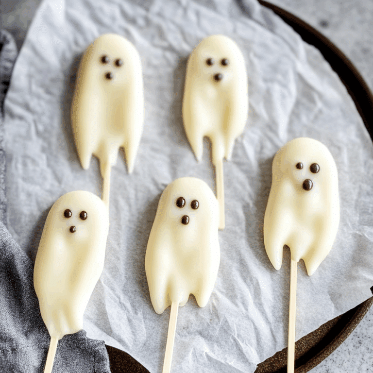 White Chocolate Ghosts