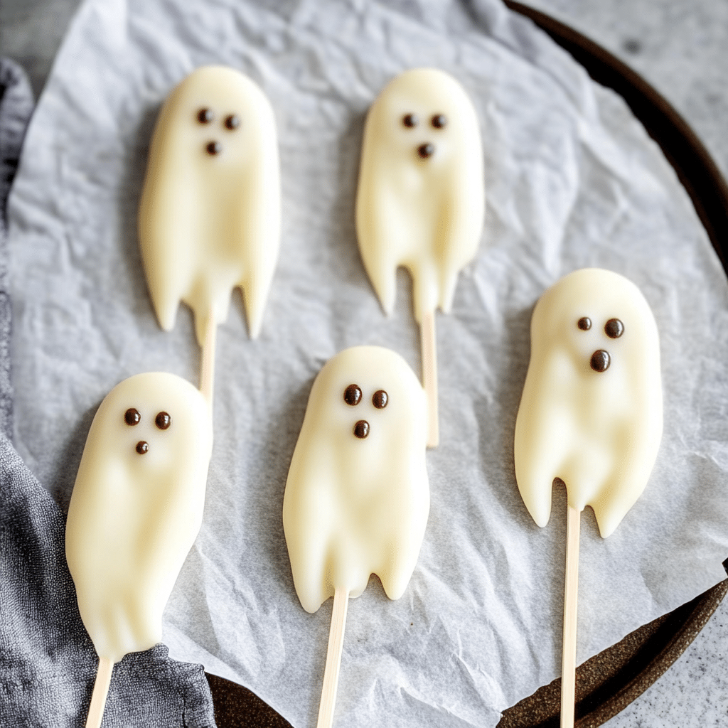 White Chocolate Ghosts