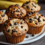 Banana Chocolate Chip Yogurt Muffins