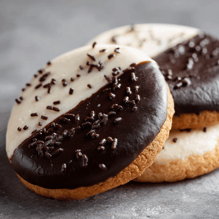 Black and White New Year Cookies