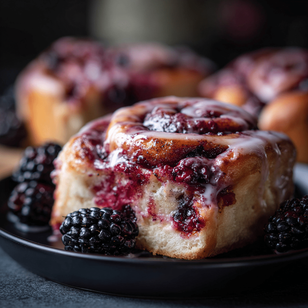 Blackberry Cinnamon Rolls