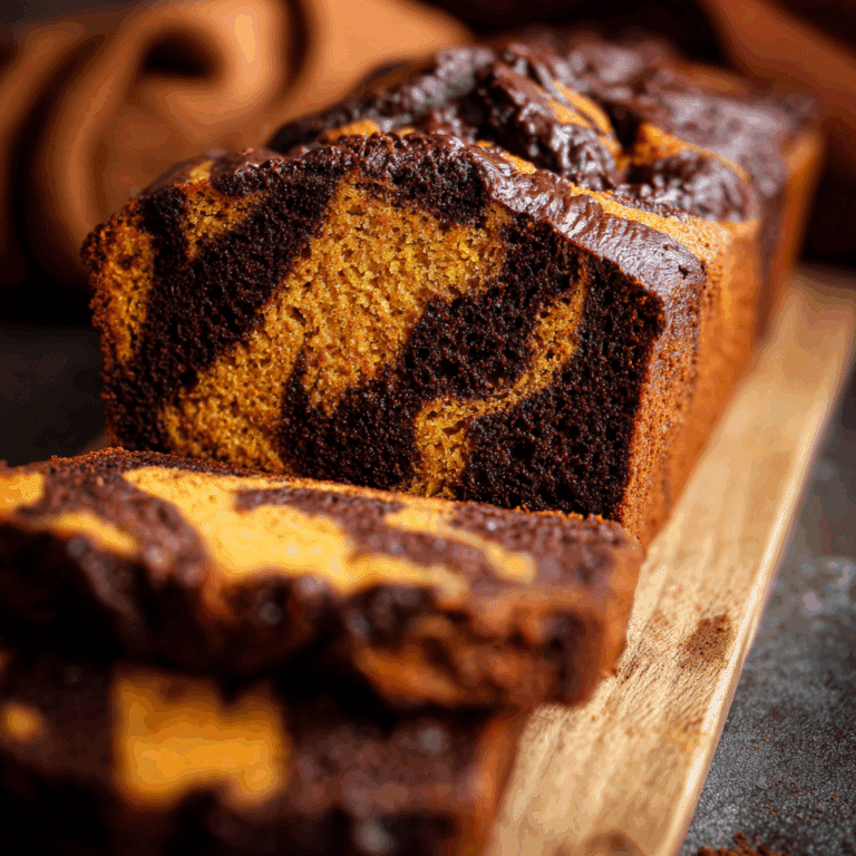 Chocolate Marble Pumpkin Bread