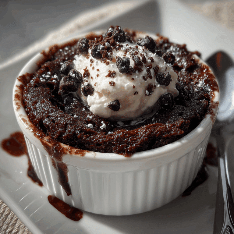Cottage Cheese Microwave Brownie