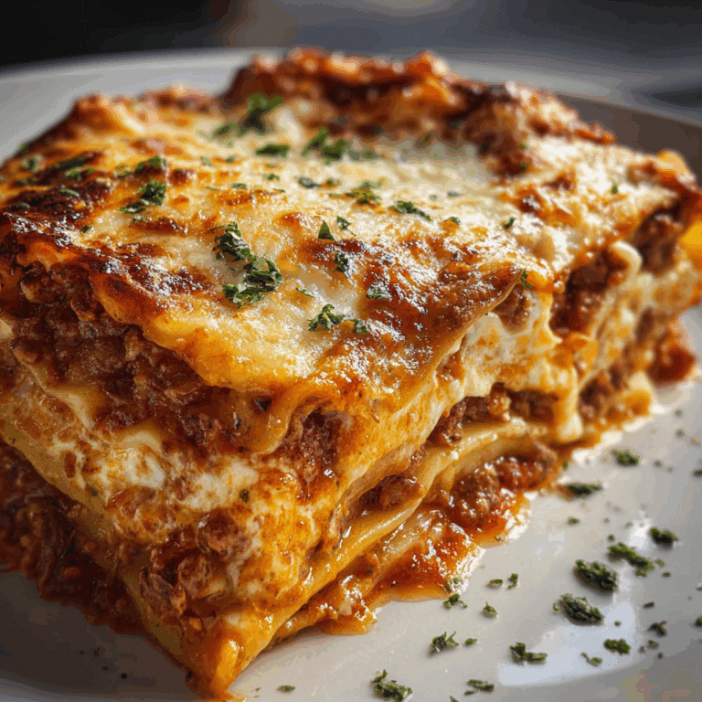 Homemade Lasagna
