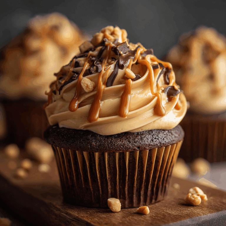 Peanut Butter Filled Cupcakes