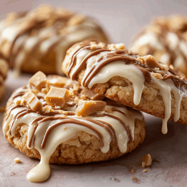 White Chocolate Reese's Cheesecake Cookies